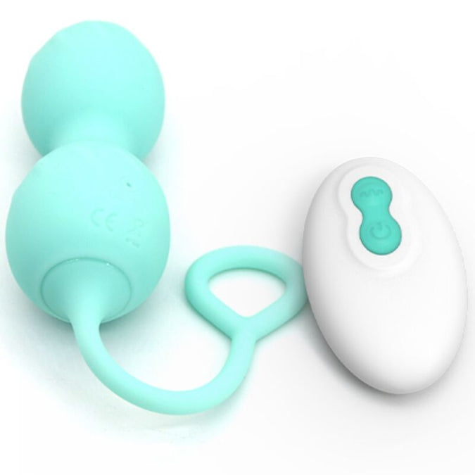 Armony – Blossoms Vaginal-Dumbbell Vibration Fernbedienung 10 Vibrationen Grün