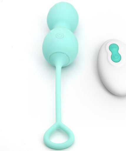 Armony – Blossoms Vaginal Dumbbell Vibration Remote Control 10 Vibrations Green