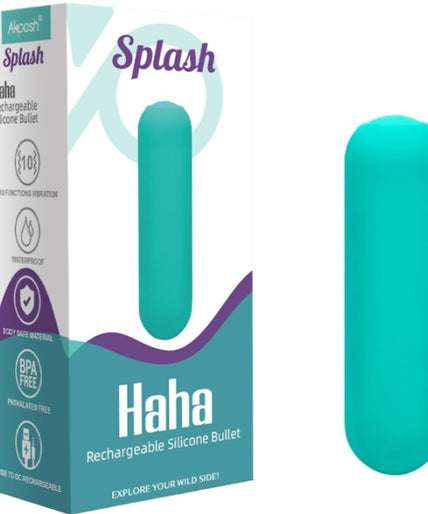 Armony – Splash Haha Vibrator Bullet Silicone 10 Vibrations 75 X 19 Cm Green
