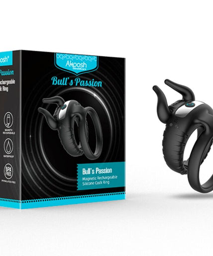 Armony – Bull's Pasion Ring Vibrator 10 Speeds Black