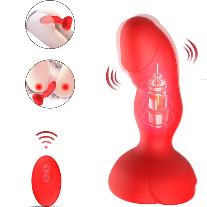 Armony – Extreme A Bloom Rose Vibrator & Analplug Fernbedienung Rot