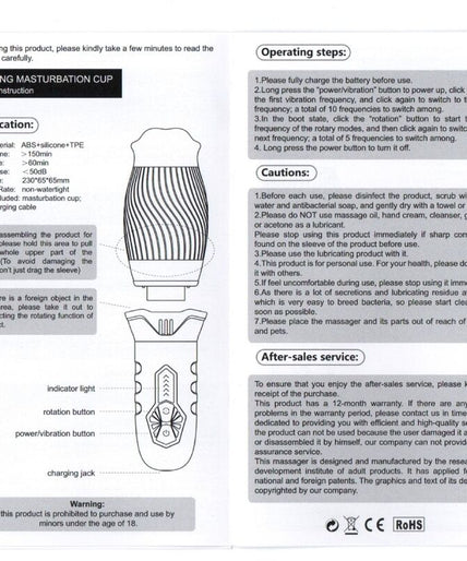 Armony – Belucci Oral Masturbator Vibrator White