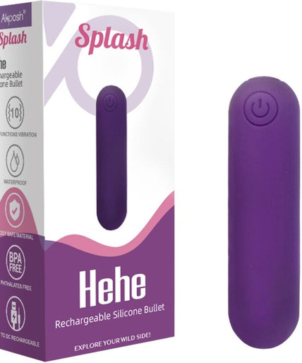 Armony – Splash Hehe Vibrator Bullet Silicone 10 Vibrations 65 X 15 Cm Purple