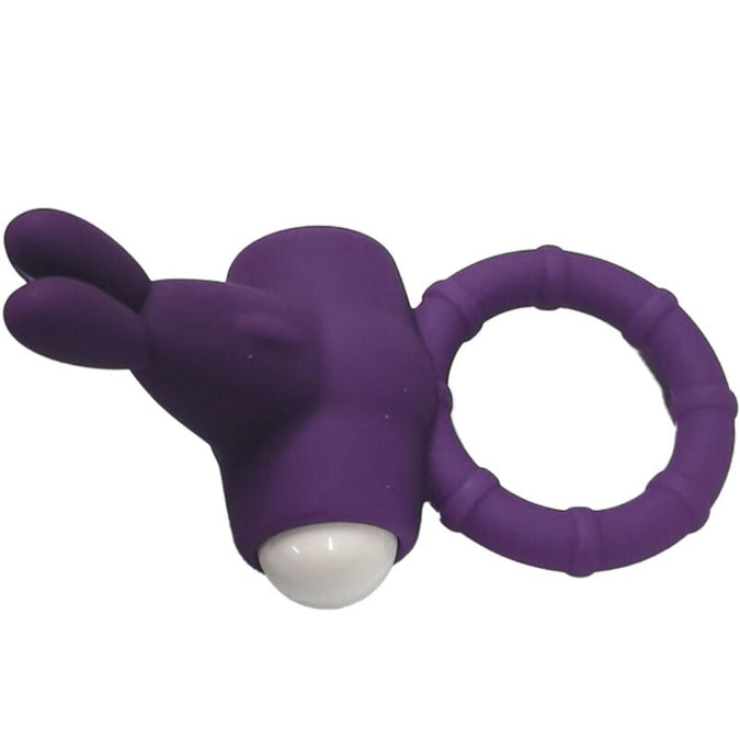 Armony – Ms Bunny Vibrationsring aus Silikon Lila