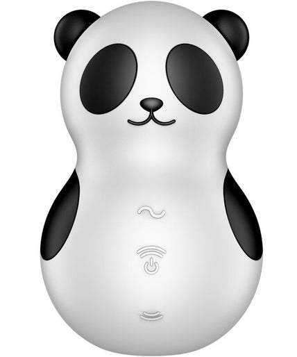 Satisfyer – Pocket Panda Stimulator & Vibrator Black And White