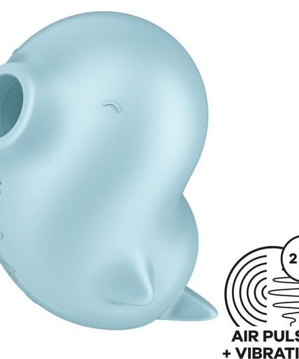Satisfyer – Sassy Seal Stimulator & Vibrator Blue