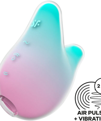 Satisfyer – Mermaid Vibes Stimulator & Vibrator Mint And Pink