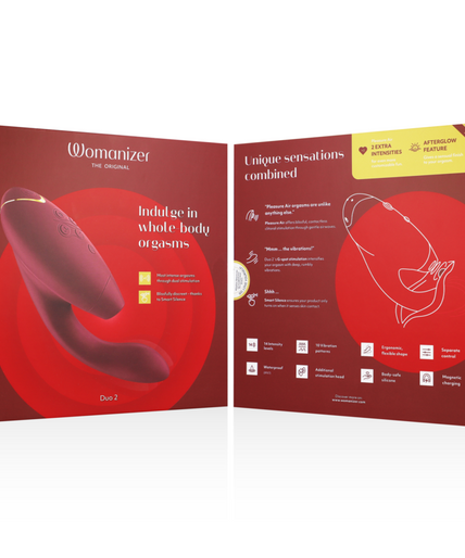 Womanizer – Duo 2 Stimulator Bordeaux