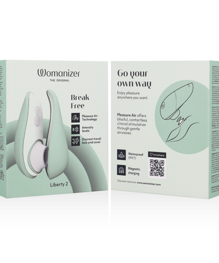 Womanizer – Liberty 2 Clitoris Stimulator & Suction Light Green
