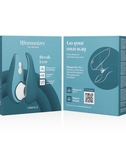 Womanizer – Liberty 2 Clitoris Stimulator & Suction Blue