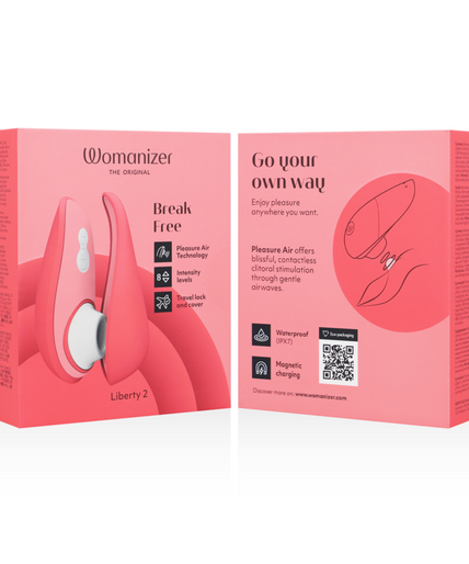 Womanizer – Liberty 2 Clitoris Stimulator & Suction Pink
