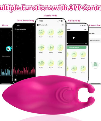 Armony – Honeybee Wearable Panties Vibrator G – Spot Fuchsia – Free App