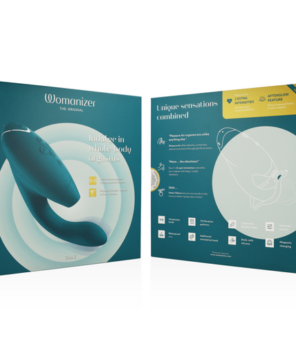 Womanizer – Duo 2 Stimulator Blue Petrol