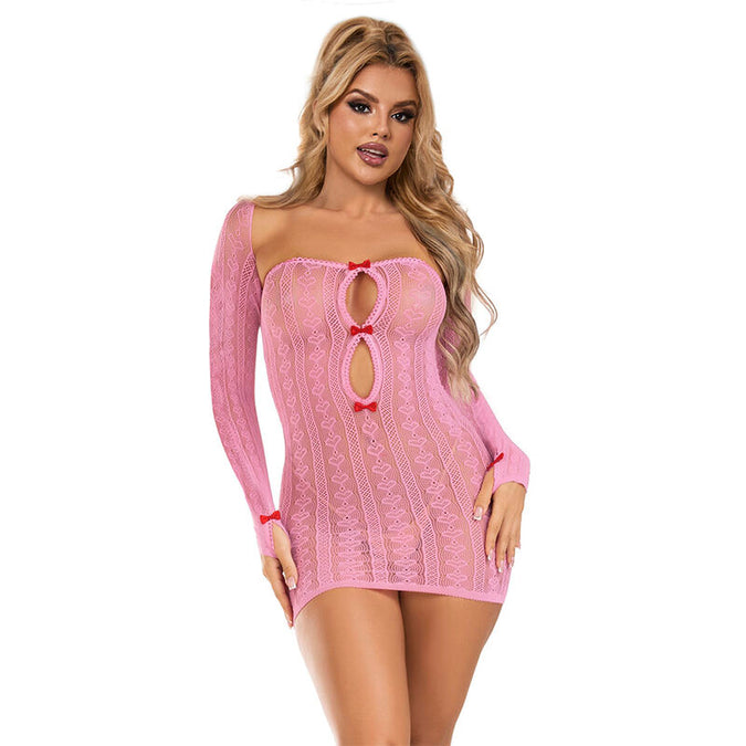Subblime – 952471 Pinkes Netzkleid Einheitsgröße