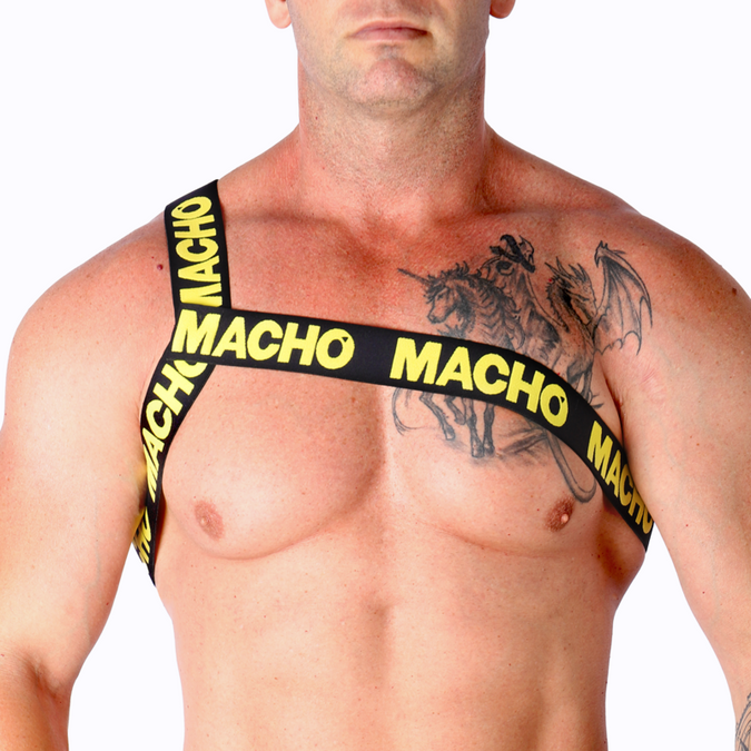 Macho – Römisches Geschirr Gelb L/XL