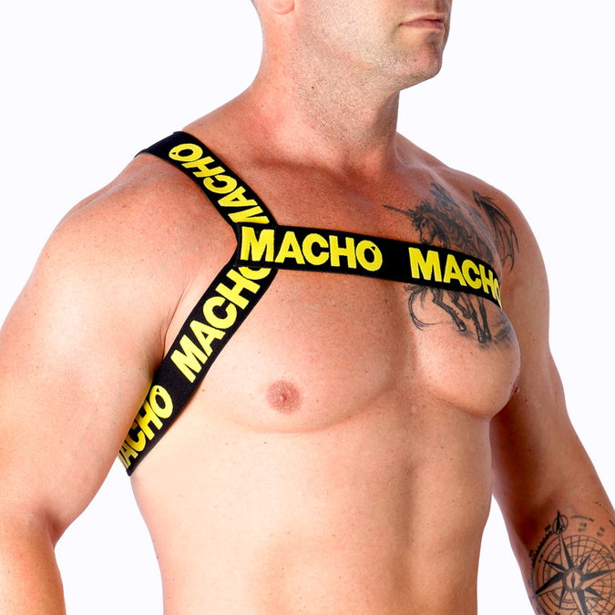 Macho – Römisches Geschirr Gelb L/XL