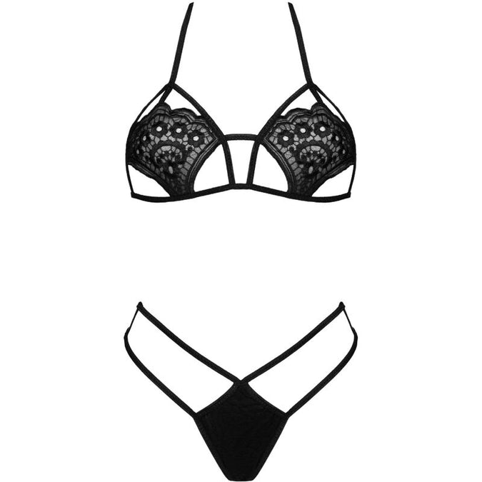 Livco Corsetti Fashion – Jimena Lc 20216 Beha + String Zwart One Size