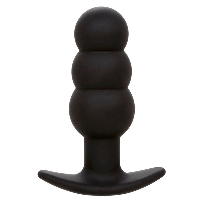 Calexotics – Rock Bottom Perlen Analplug 10 Vibrationen Silikon Schwarz