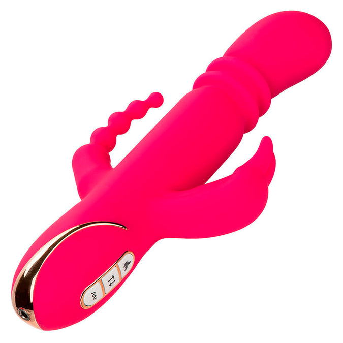 Calexotics – Jack Fantasy Dreifach beheizter Vibrator Rabbit Pink