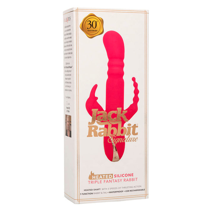 Calexotics – Jack Fantasy Dreifach beheizter Vibrator Rabbit Pink
