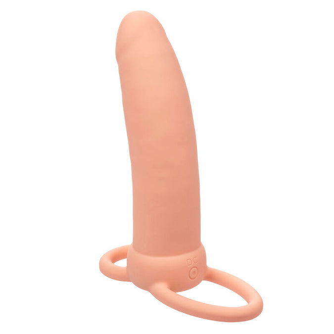 Calexotics – Maxx Thick Dual Penetrator 10 Vibrationsstufen Hautfarben