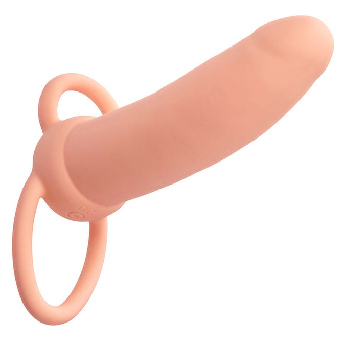 Calexotics – Maxx Thick Dual Penetrator 10 Vibrationsstufen Hautfarben