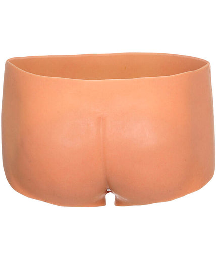 Hidden Desire – Alter Ego Offene Slip mit Vagina- und Gesäßöffnung, mittlere Taille, Hautfarbe