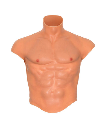 Hidden Desire – Alter Ego Silikon Männlicher Torso Shirt Mit Bauchmuskeln Hautfarbe