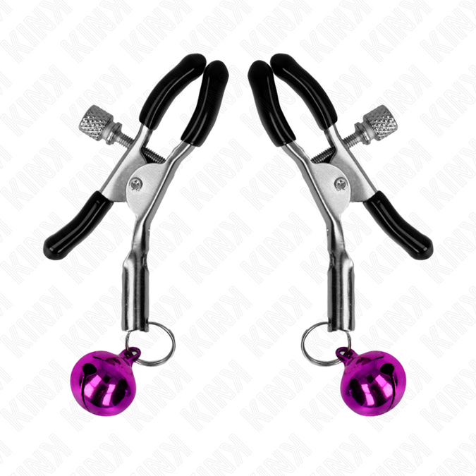 Kink – Purple Single Bell Nipple Clamp 6 Cm