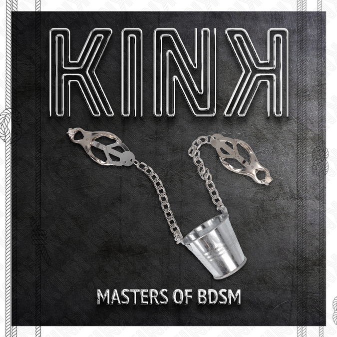 Kink – Nippelklemmen mit Eimer Silber
