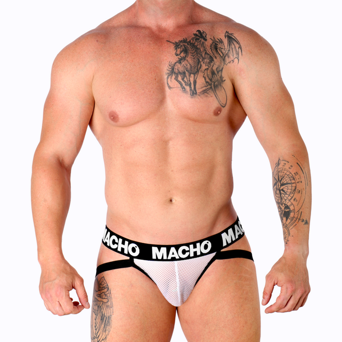Macho – Mx26x1 Jock Grid Wit L