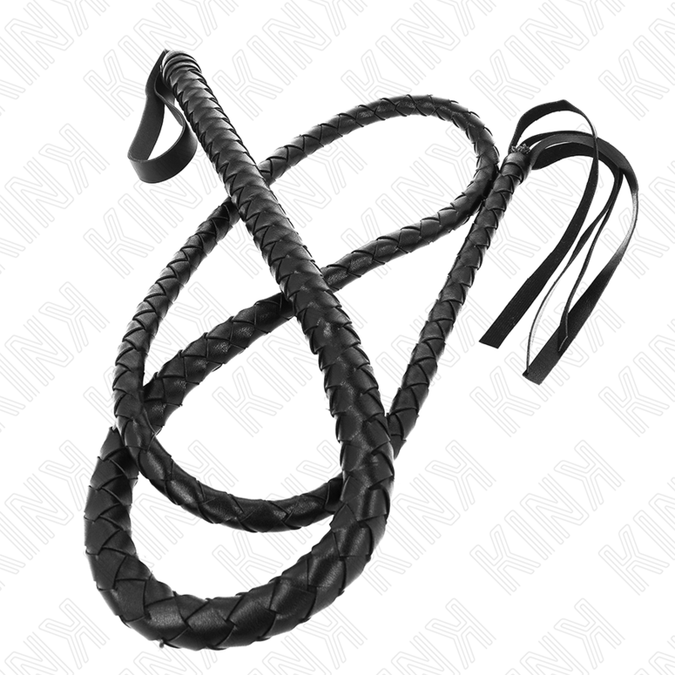 Kink – Lange schwarze Schlangenpeitsche 210 cm