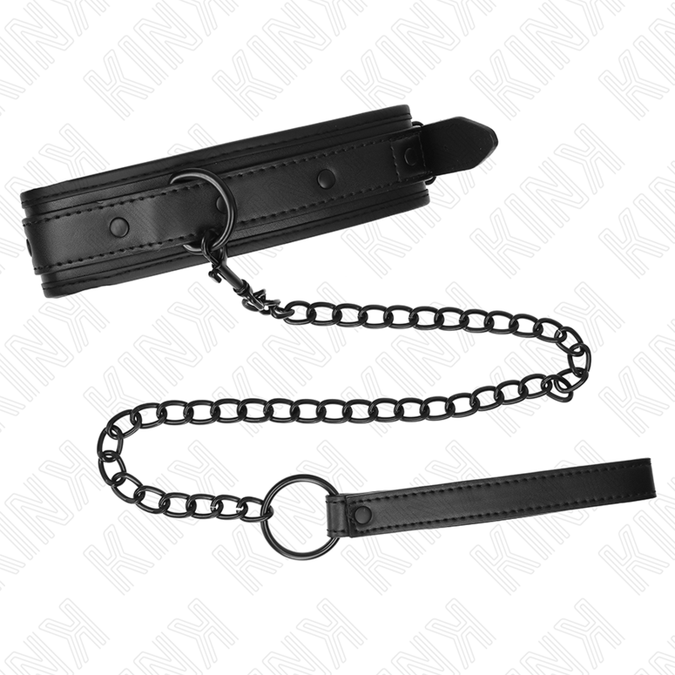 Kink – Neopren-Bondage-Halsband Modell 2 Mit Gürtel 78 Cm Verstellbar 37,5 X 49,5 Cm