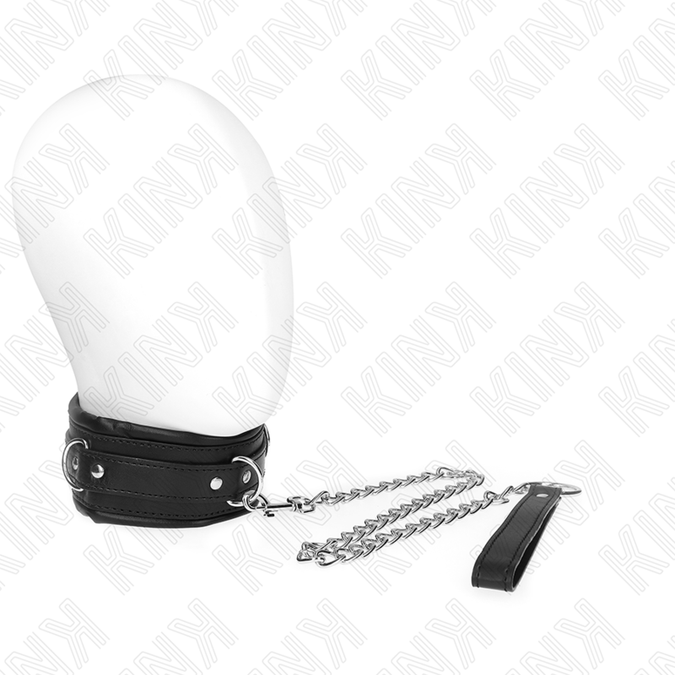 Kink – Schweres Halsband Mit Gürtel 65 Cm Modell 4 Verstellbar 36,5 – 50 Cm