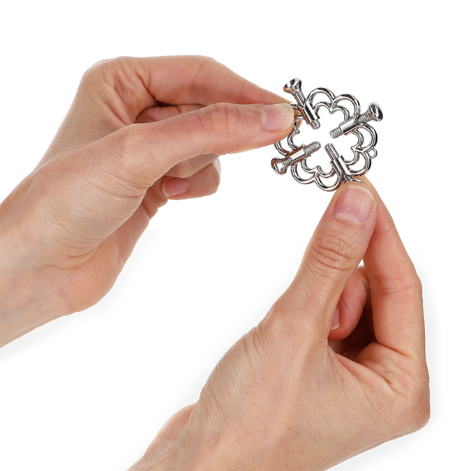 Kink – Metalen Bloem Tepelklemmen