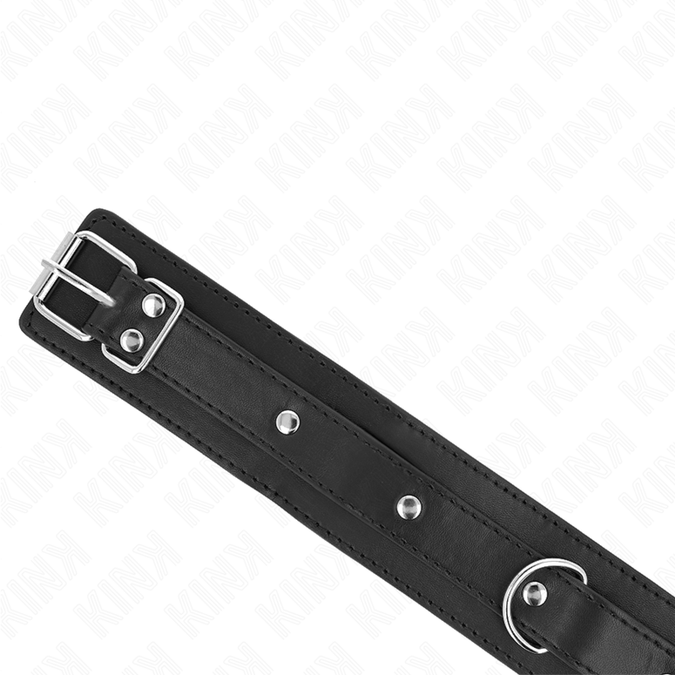 Kink – Halsband mit Leine 65 cm 1 Ring verstellbar 38 – 49 cm x 5 cm