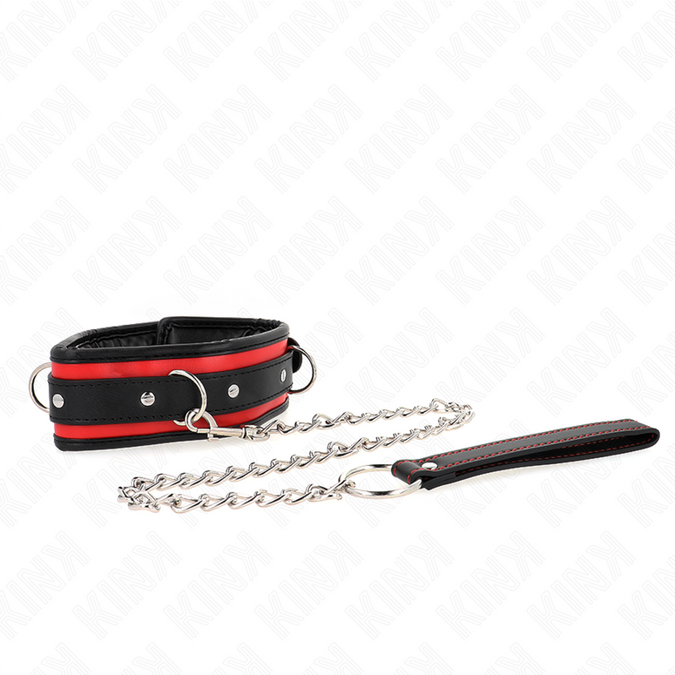 Kink – Schweres Halsband Mit Gürtel 65 Cm Modell 2 Verstellbar 36,5 – 50 Cm
