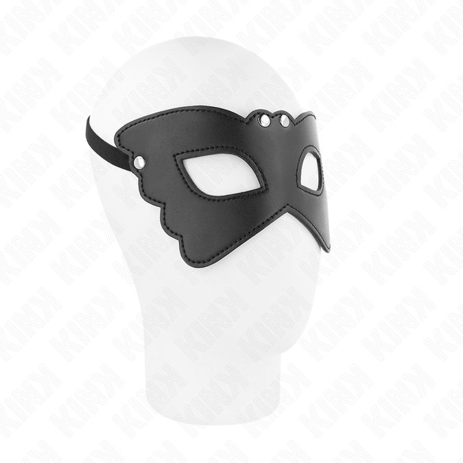 Kink – Schmetterlingsförmige Lederimitat-Maske 20 x 9 cm