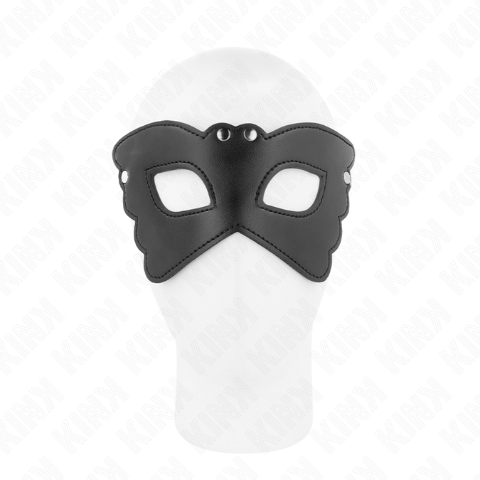 Kink – Schmetterlingsförmige Lederimitat-Maske 20 x 9 cm