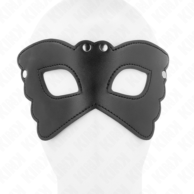 Kink – Schmetterlingsförmige Lederimitat-Maske 20 x 9 cm