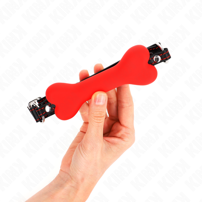 Kink – Roter Knochen 12 cm Knebel 63 x 2 cm