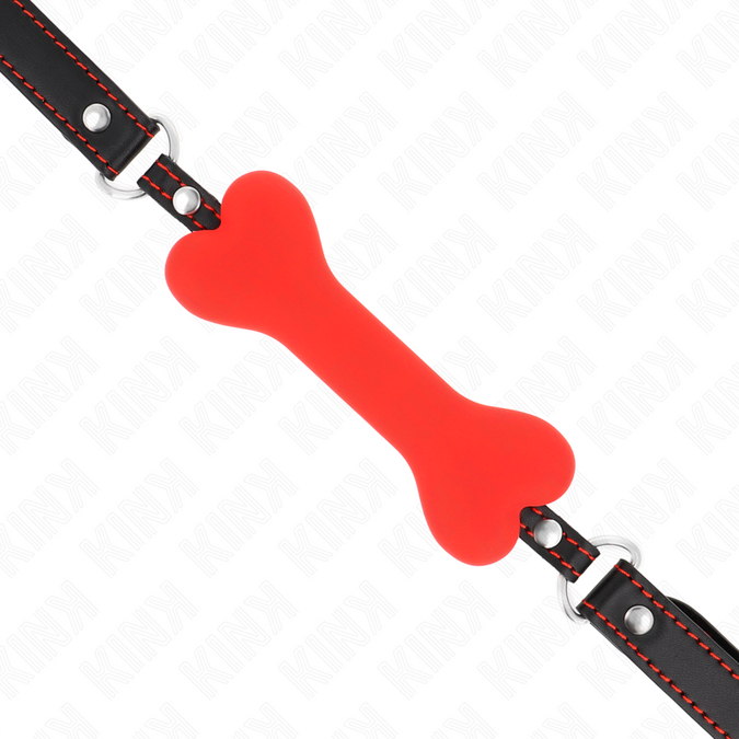 Kink – Roter Knochen 12 cm Knebel 63 x 2 cm