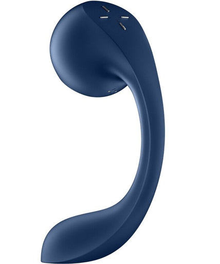 Satisfyer – Pro+ Wave 4 G – Punkt- und Luftimpuls-Stimulator mit kostenloser App Dunkelblau