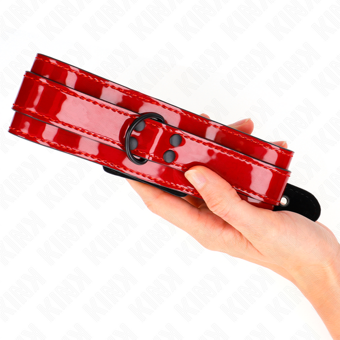 Kink – Weinrot Verstellbare Halskette 37,5 – 49,5 Cm X 5 Cm