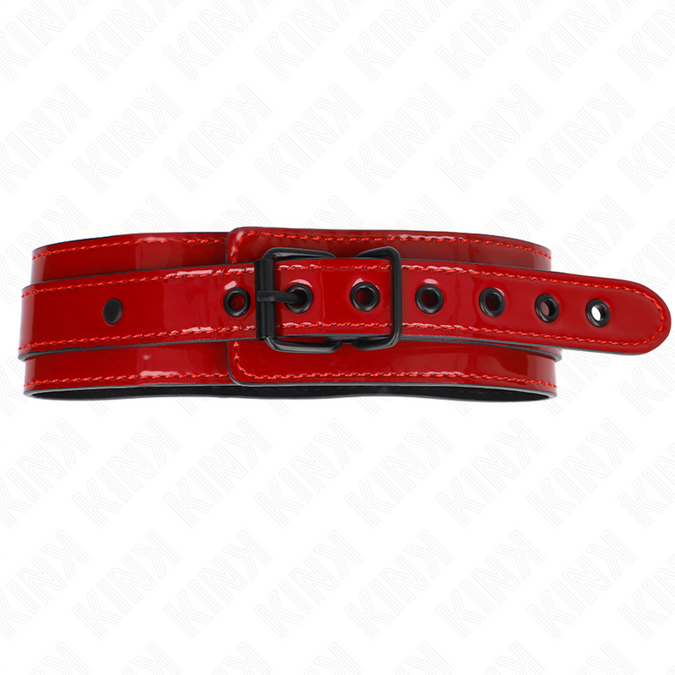 Kink – Weinrot Verstellbare Halskette 37,5 – 49,5 Cm X 5 Cm