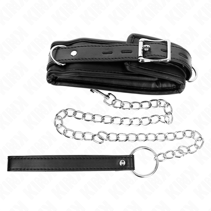 Kink – Schweres Halsband Mit Gürtel 65 Cm Modell 1 Verstellbar 36,5 – 50 Cm