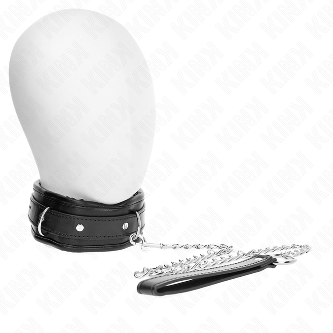 Kink – Schweres Halsband Mit Gürtel 65 Cm Modell 1 Verstellbar 36,5 – 50 Cm