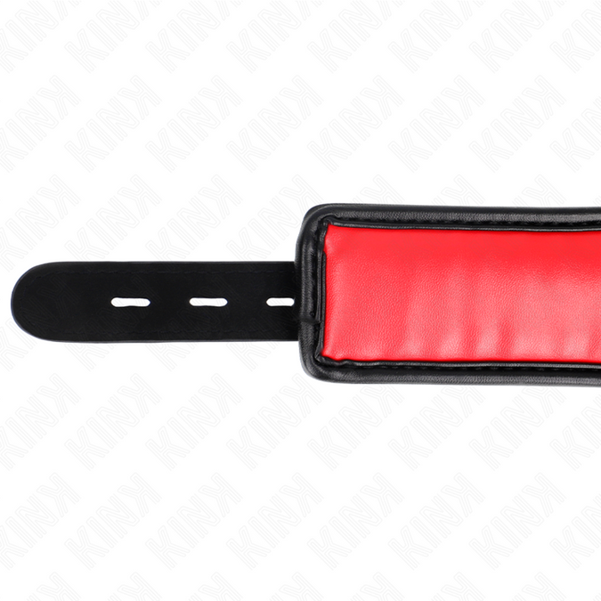 Kink – Halskette mit Schwamm-Lederimitat-Riemen Modell 3 verstellbar 37 – 54 cm x 3 cm