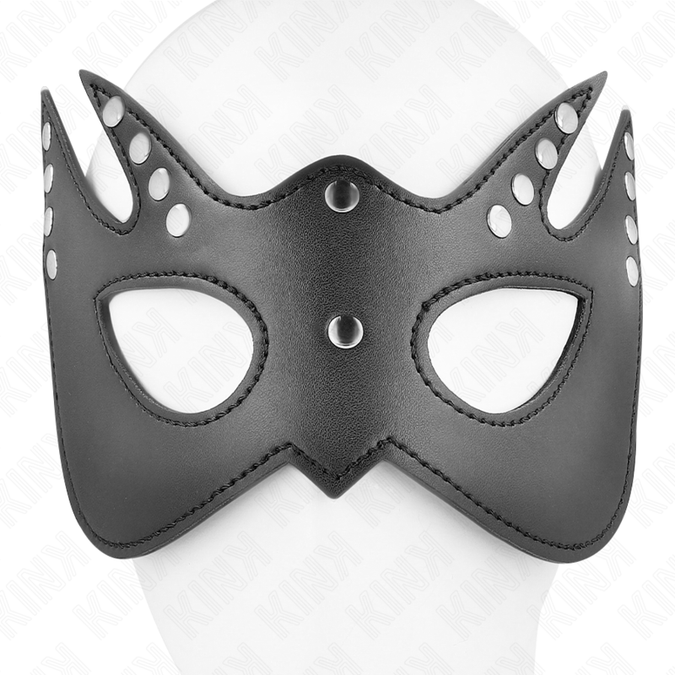 Kink – Fledermausmaske mit Nieten 23 x 15 cm