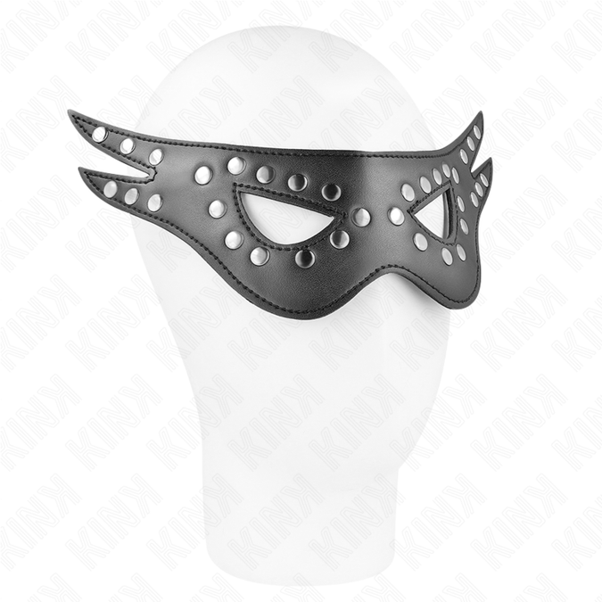 Kink – Sexy Lederimitat Maske Modell 1 27 x 13 cm